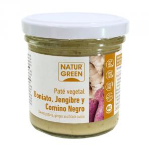 PATE BONIATO, JENGIBRE Y COMINO BIO 130grs.  NATUR