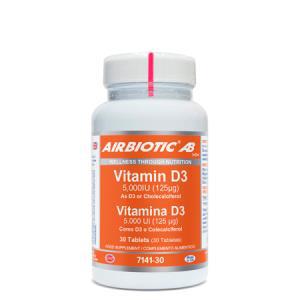 VITAMINA D3 5000UI 30TAB airbiotic