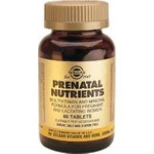 NUTRIENTES PRENATALES 120comp SOLGAR