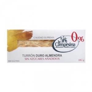 TURRON ALMENDRA DURO 185gr. S/A SG vegano