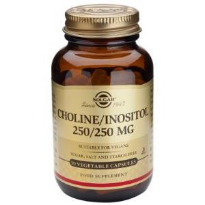 COLINA INOSITOL 250MG 50CAP SOLGAR 