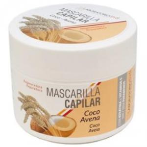 MASCARILLA CAPILAR coco-avena con keratina 250ml.