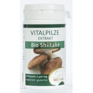 SHIITAKE BIO 60cap. PILZE WOLHRAB