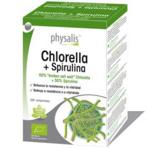 CHLORELLA + SPIRULINA 200Comp PHYSALIS