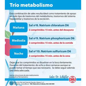 SCHUSSLER TRIO METABOLISMO sales 8+9+10 NEW ERA