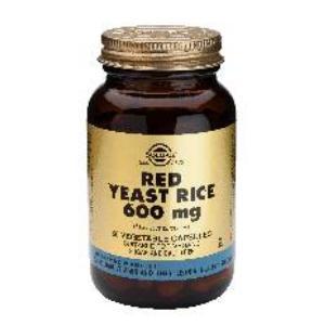 LEVADURA ROJA DE ARROZ 600mg. 60vegicaps SOLGAR