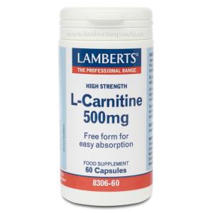 L-CARNITINA 500mg 60 CAP LAMBERTS ESPAÑOLA