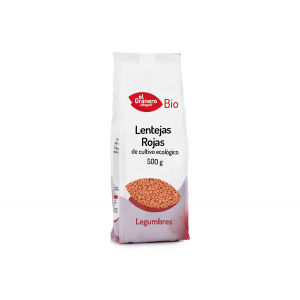 LENTEJAS ROJAS BIO 500G EL GRANERO