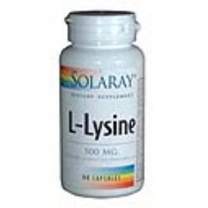 L-LYSINE 500mg. 60cap.SOLARAY