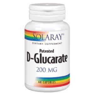 D-GLUCARATE CALCIUM 200mg 60cap SOLARAY