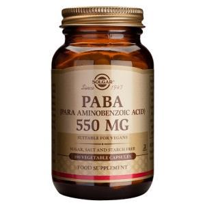 PABA 550mg. 100cap. SOLGAR