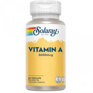 VITAMINA A 3000mcg 60cap.SOLARAY