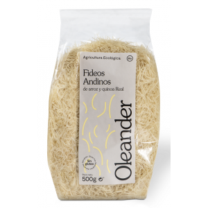 FIDEOS ARROZ Y QUINOA 500GR OLEANDER   ALIECO