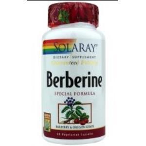 BERBERINE - CURCUMA 600mg. 60cap.SOLARAY