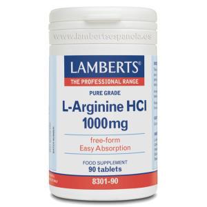 L-ARGININA HCL 1000MG 90 TAB LAMBERTS ESPAÑOLA S.L