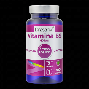 VITAMINA B9 (Acido fólico)400UG 90comp. DRASANVI