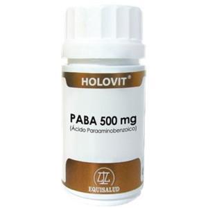 HOLOVIT PABA 500mg. 50cap. EQUISALUD