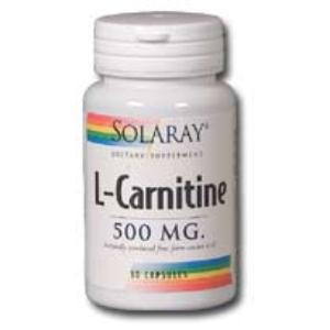 L-CARNITINE 500mg. 30cap.SOLARAY