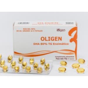 OLIGEN DHA 80% TG enzimatico 60cap.  IFIGEN