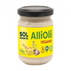 Allioli vegano sin gluten Bio 140grs. SOLNATURAL