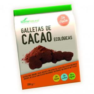 GALLETAS CHOCOLATE 200gs. S/ GLUTEN BIO SORIA NATU