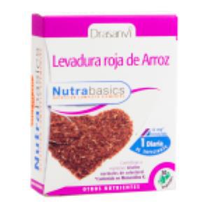 LEVADURA ROJA ARROZ 30 CAP  nutrabasic DRASANVI