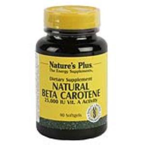 NATURAL BETA CAROTENO 90perlas.NATURES PLUS