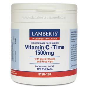 VITAMINA C 1500MG TIME120 TAB   LAMBERTS ESPAÑOLA 