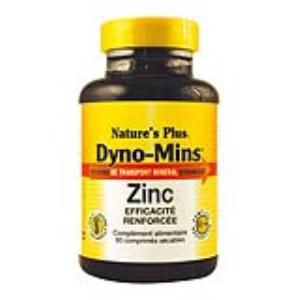 DYNO-MINS ZINC 15mg. 60 comp.NATURES PLUS