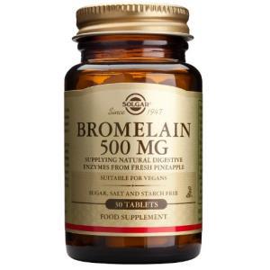 BROMELINA 500MG 30COMP SOLGAR 