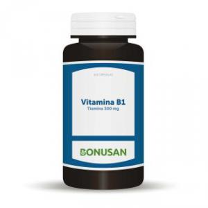 VITAMINA B1 tiamina 300mg. 60cap. BONUSAN