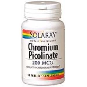 CHROMIUM PICOLINATO 200mcg. 50comp.SOLARAY