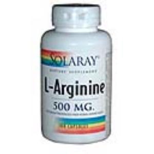 L-ARGININE 500mg. 100cap.SOLARAY