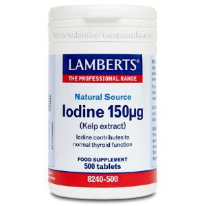 IODINE (Kelp) 500 TAB.LAMBERT LAMBERTS ESPAÑOLA