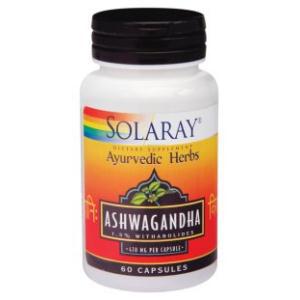 ASHWAGANDHA 470mg. 60cap.SOLARAY