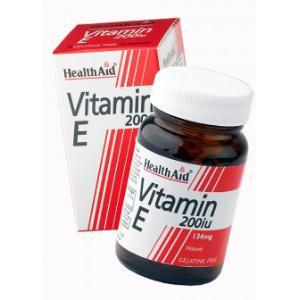 VIT. E natural 200ui 60vcap. HEALTH AID