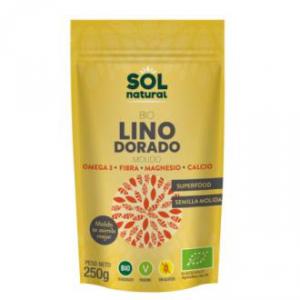 LINO DORADO triturado 250gr. BIO SOLNATURAL