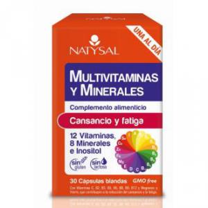 MULTIVITAMINAS Y MINERALES 30cap.  NATYSAL S.A.