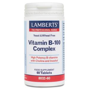 VITAMINA B-100 complex 60 comp.LAMBERTS ESPAÑOLA