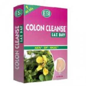 COLON CLEANSE aloe vera caja rosa LAX DAY 30comp.