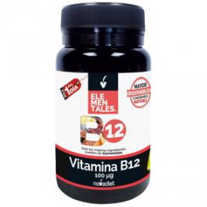 VITAMINA B12 100mcg 120comp. ELEMENTALES  NOVA DIE