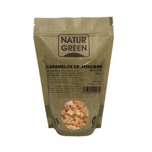 CARAMELOS JENGIBRE BIO 125grs. Gominola  NATURGREE