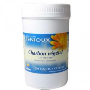 CARBON VEGETAL 200CAP 250 MG               FENIOUX