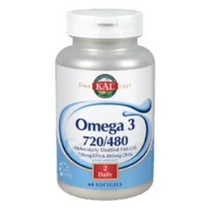 OMEGA 3 720/480 60perlas SOLARAY