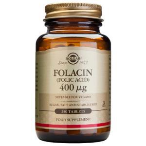 ACIDO FOLICO 400mcg. (FOLACIN) 100comp SOLGAR