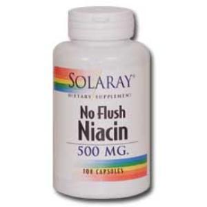 NIACIN 500mg. NO RUBORIZANTE 100ca.SOLARAY