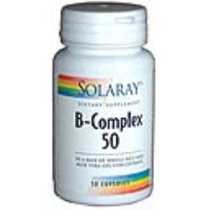 B COMPLEX 50  50cap.   SOLARAY