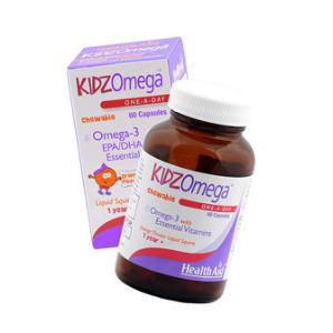 KIDZ OMEGA masticable 60comp. HEALTH AID