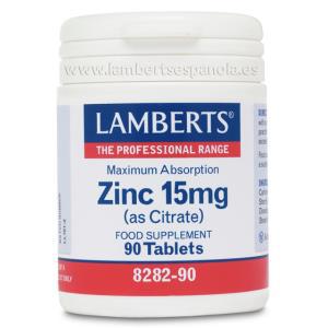 ZINC 15 MG (CITRATO) 90 CAP LAMBERTS