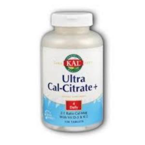 ULTRA CAL CITRATE + K2 120compr.SOLARAY